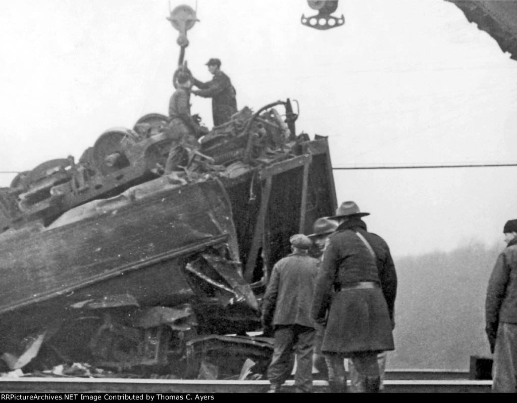 PRR "Red Arrow" Wreck, Recovery, #3 of 14, 1947